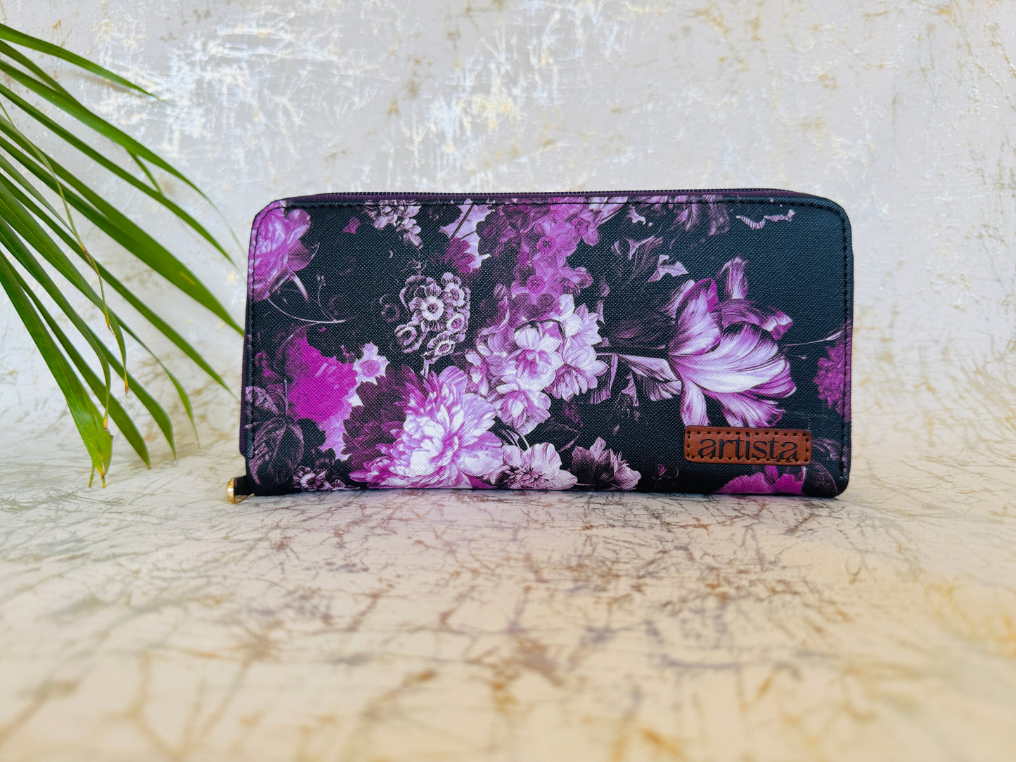 Chestnut Floral Wallet