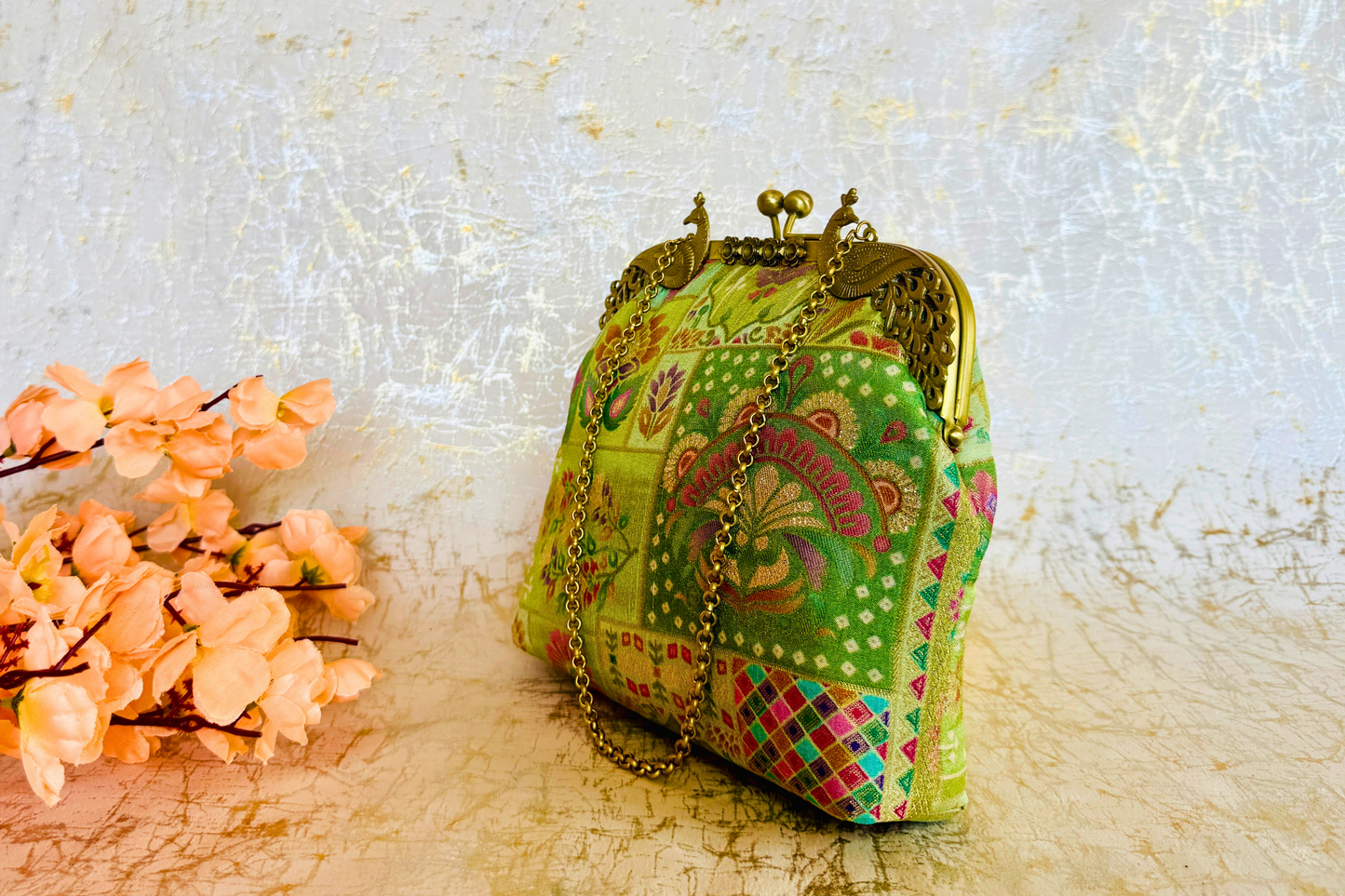 Peacock Paradise Clutch
