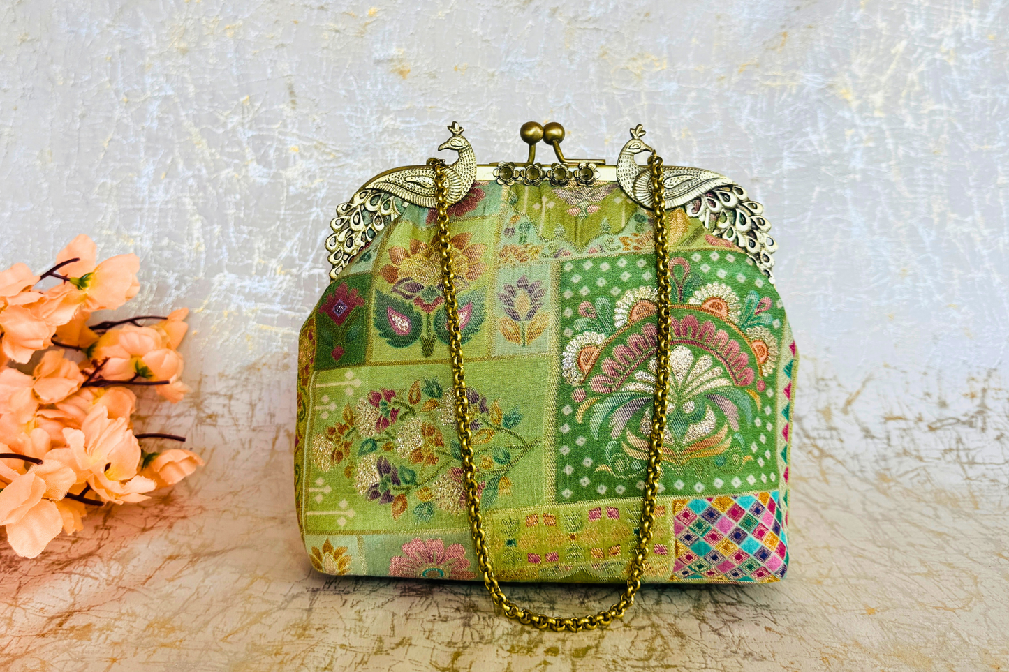 Peacock Paradise Clutch
