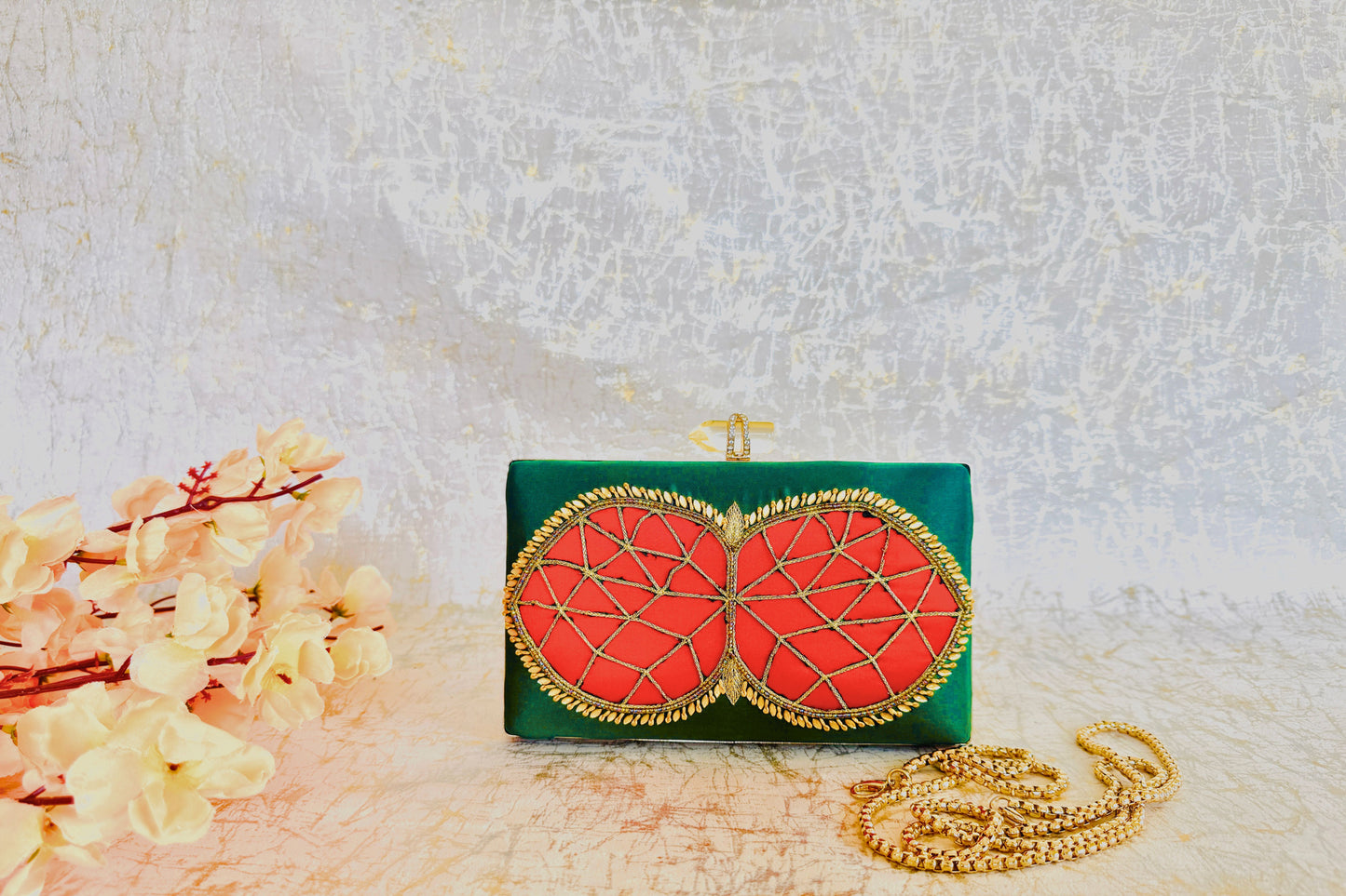 Reverie Box Clutch