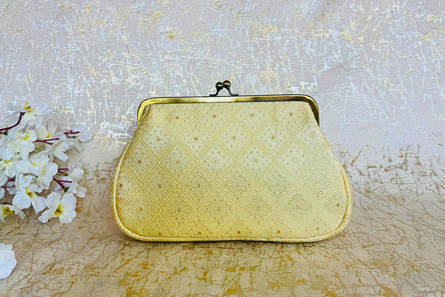 Ivory Ornamental Deluxe Clutch