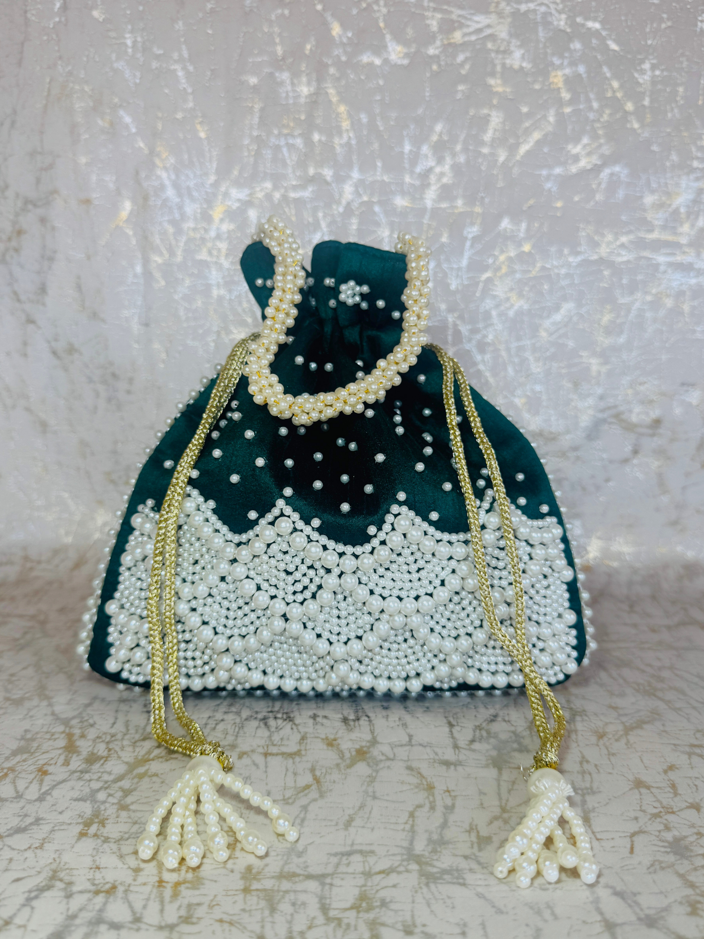 Emerald Waves Potli