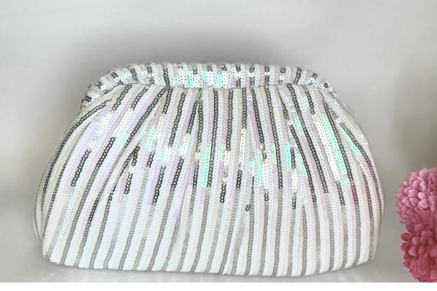 Starlight Sequin Infused Clutch