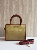 Artista Lime Gold Miniature Box Tote