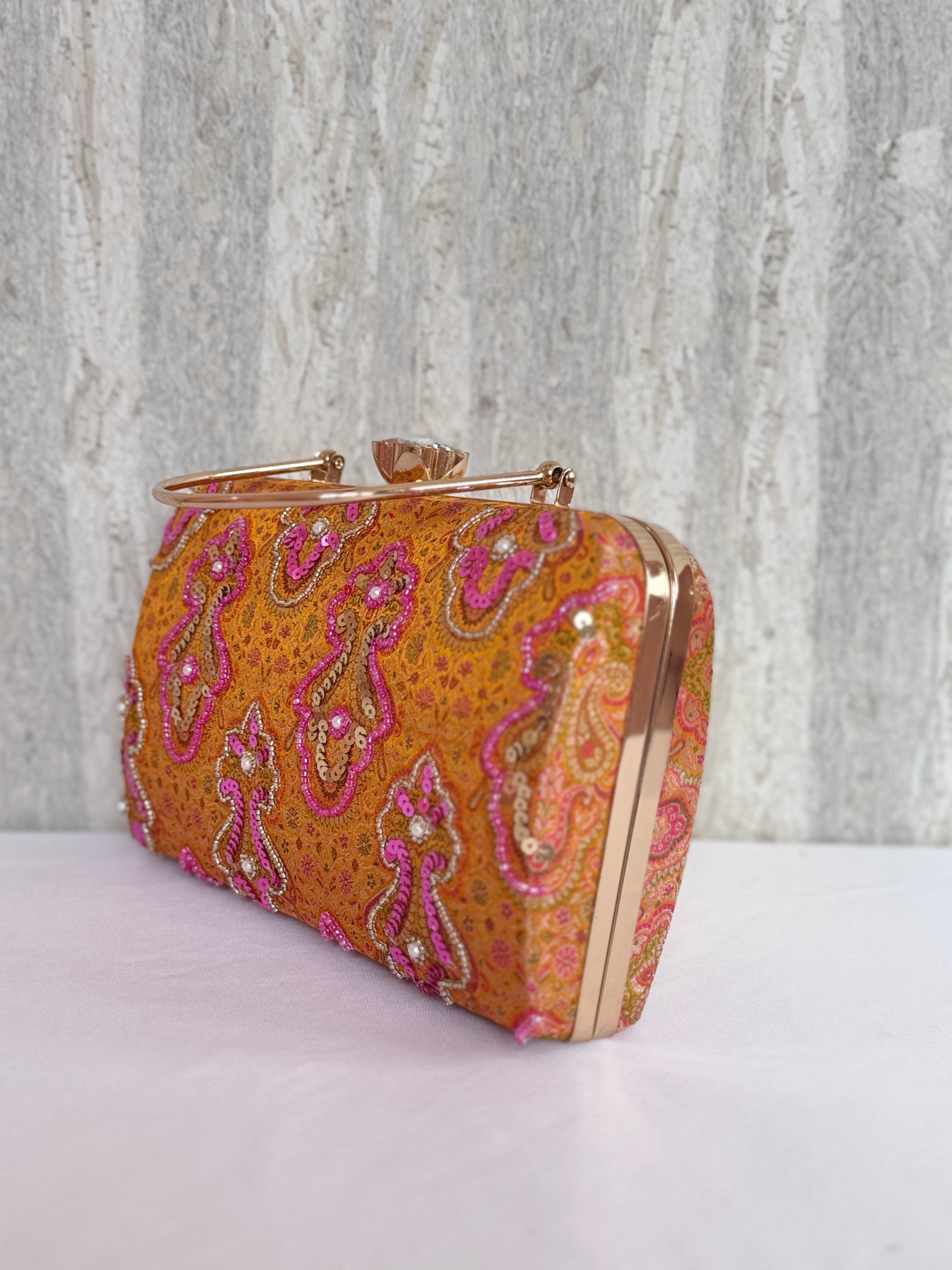 Banarasi Aari Work - Kesar