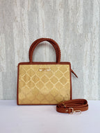 Artista Gold Grid Box Tote