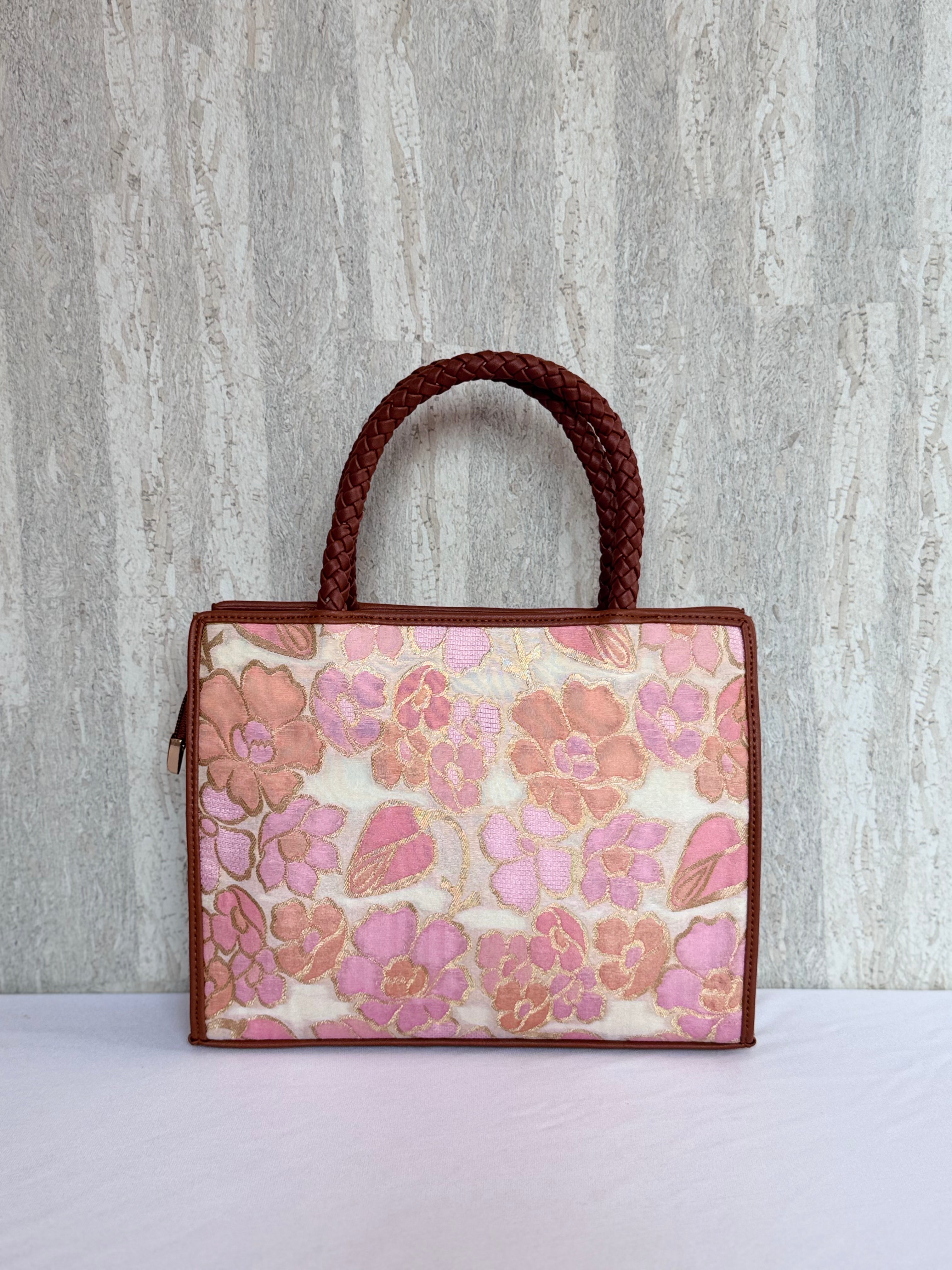 Artista Floral Pink Box Tote