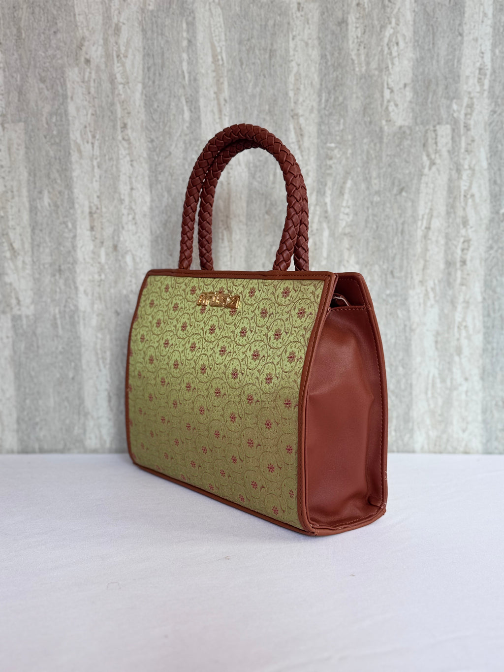 Artista Lime Gold Miniature Box Tote