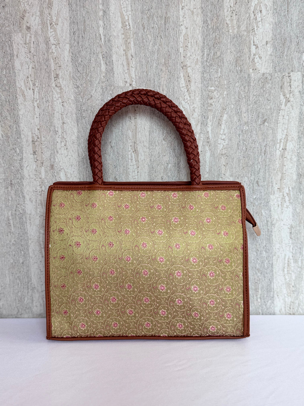 Artista Lime Gold Miniature Box Tote