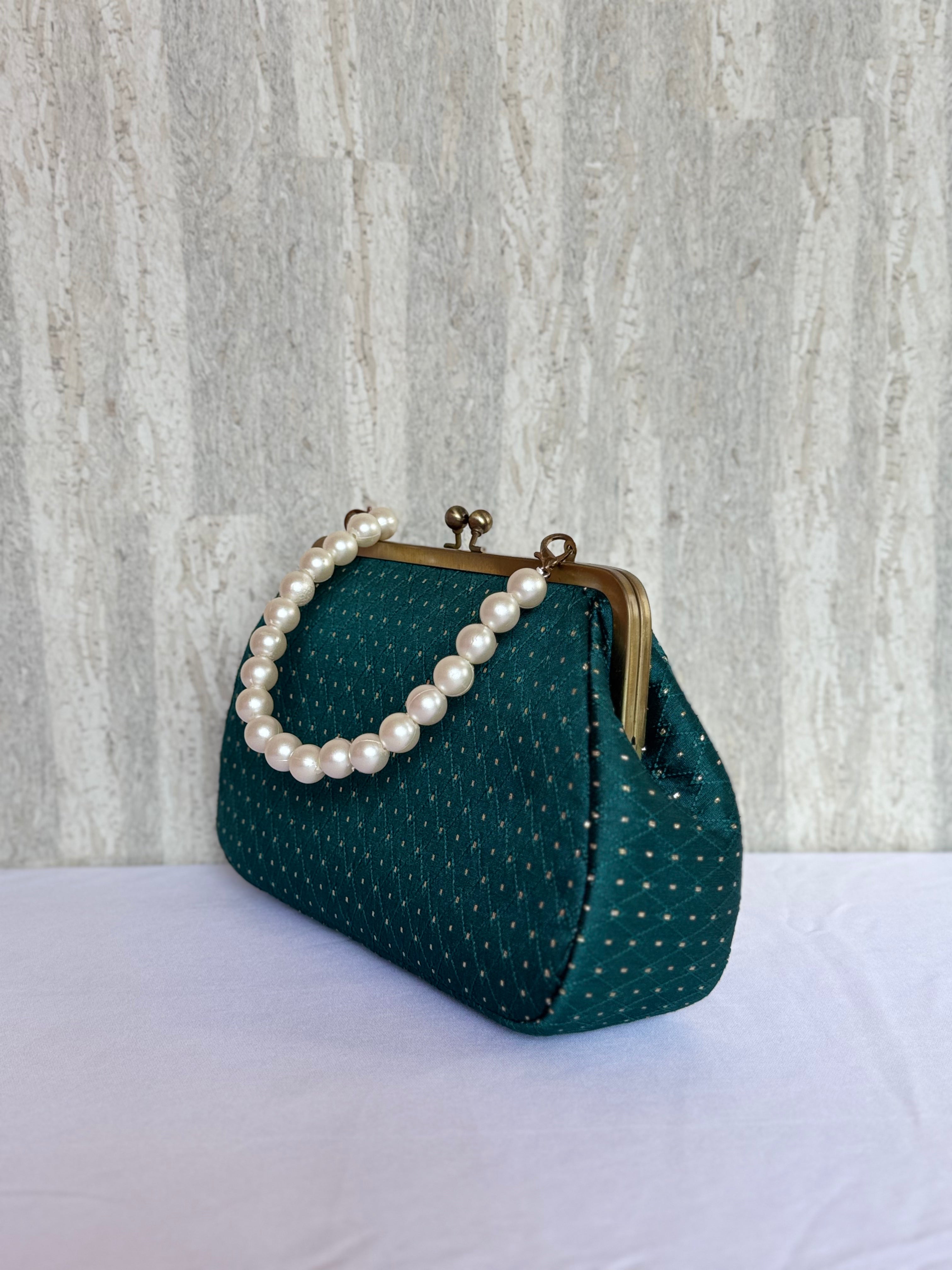 Jade Jewel Clasp Vintage