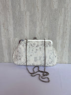 White Beauty Vintage Clutch
