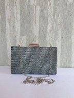 Meteor Box Casket Clutch