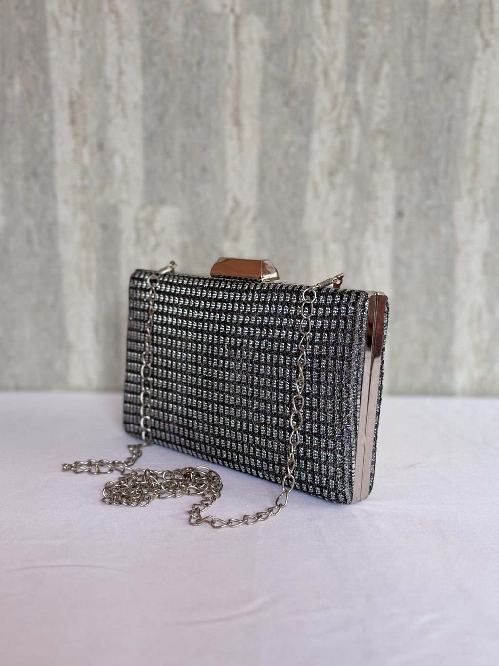Meteor Box Casket Clutch