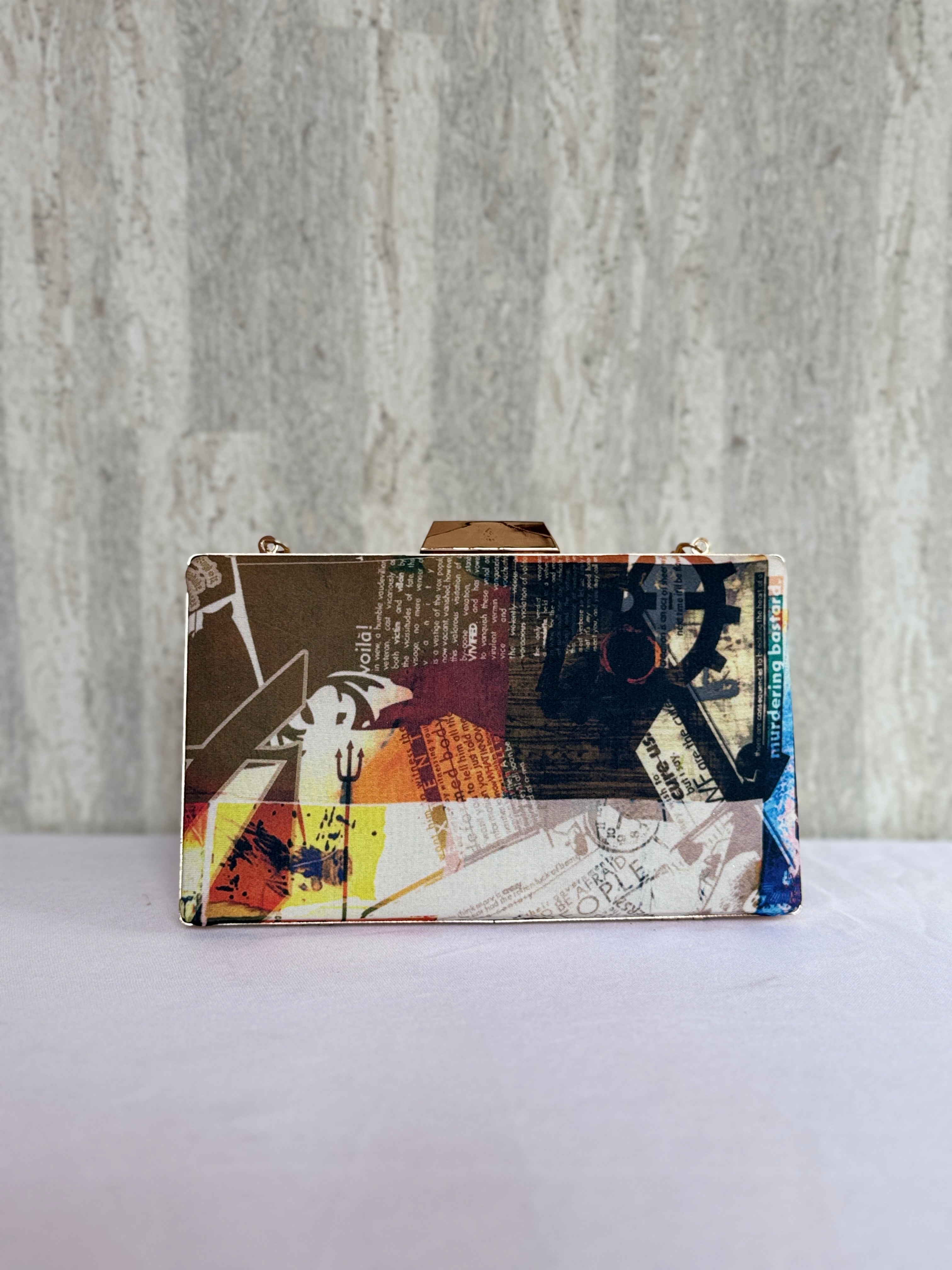Abstract Harmony Box Cutch