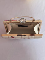 Ivory Garden Box Clutch