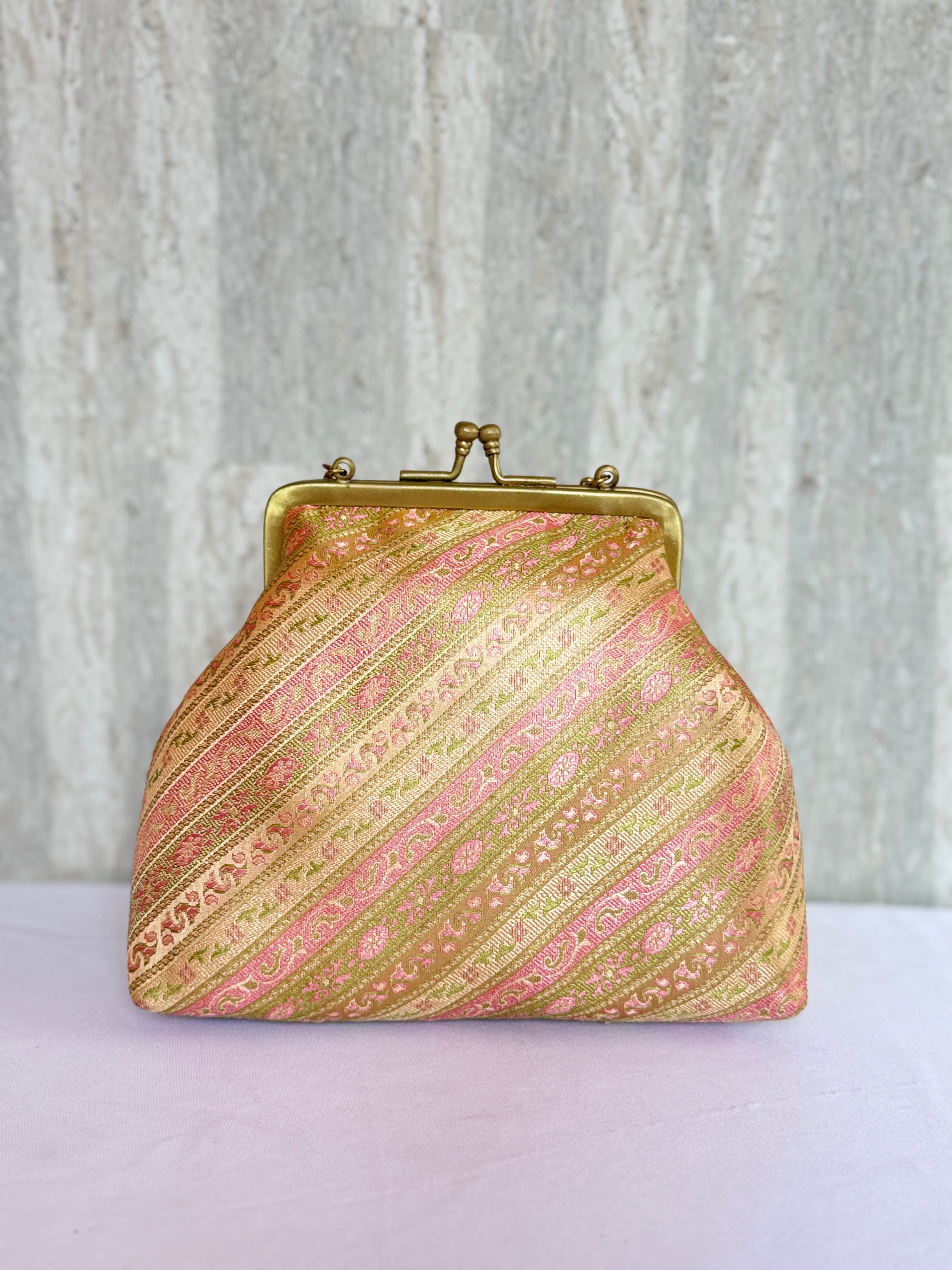 Banarasi Elegance Vintage Clutch