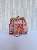 Rose Allure Vintage Clasp Clutch