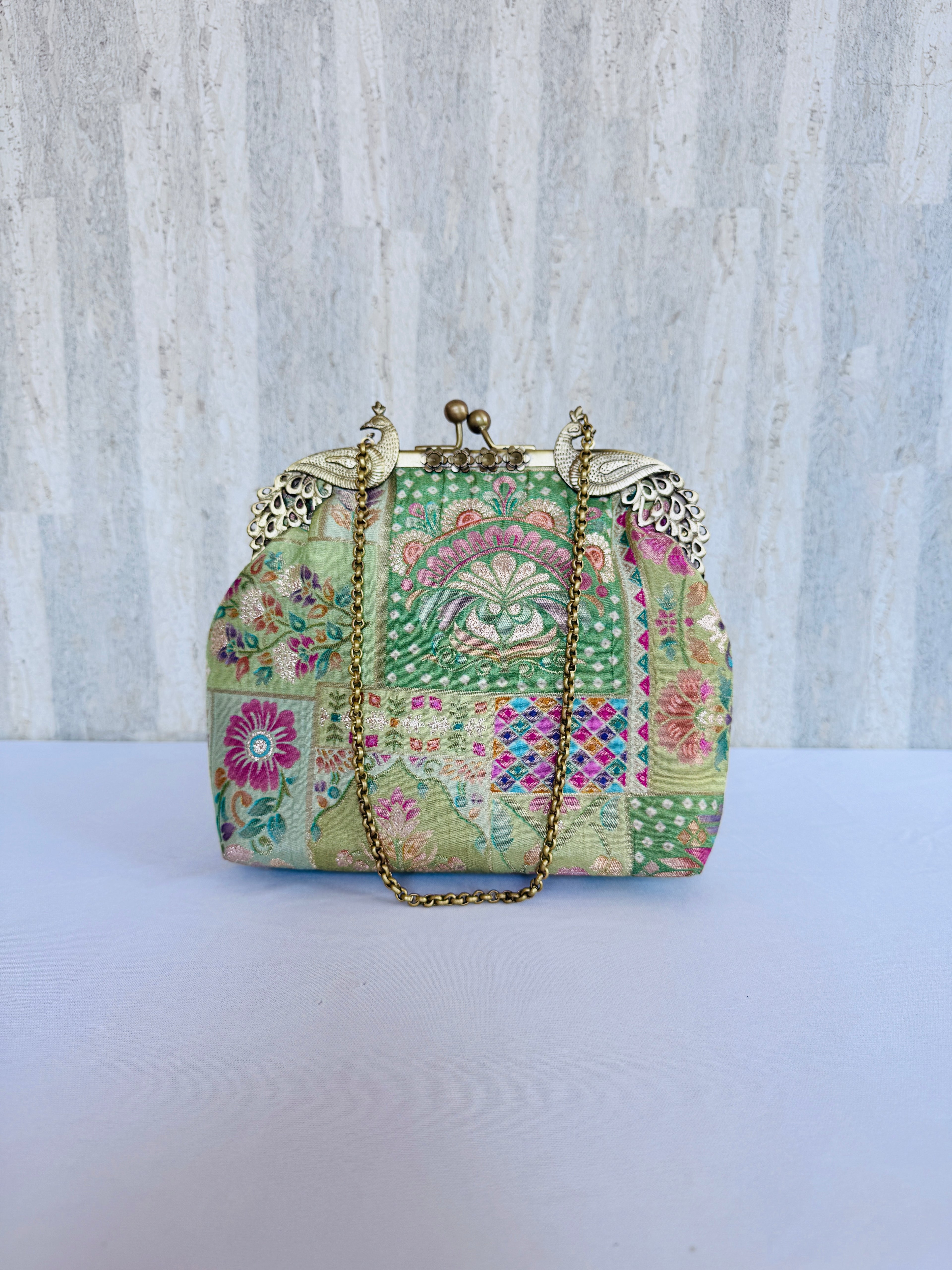 Peacock Paradise Clutch