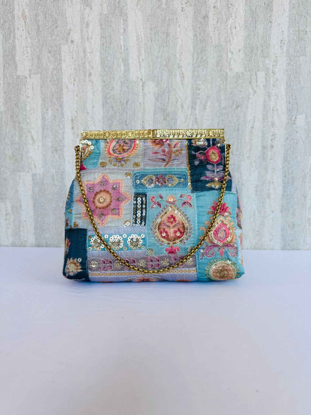 Azure Emblems Clutch