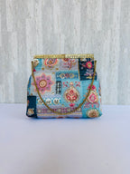 Azure Emblems Clutch