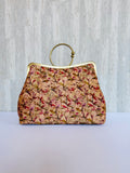 Leaf Textured Bangle Clutch
