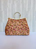 Leaf Textured Bangle Clutch