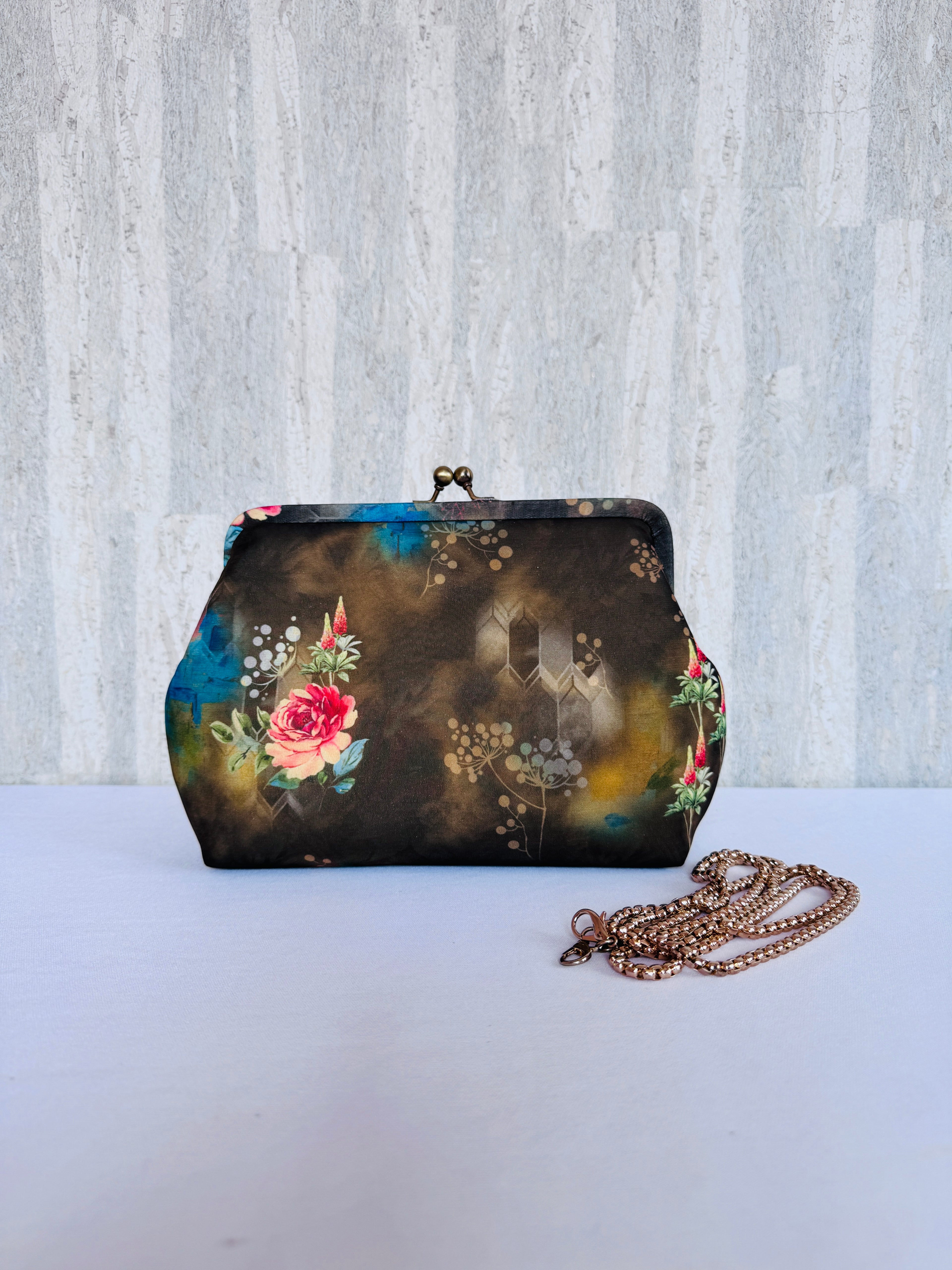Mossy Meadow Vintage Clutch