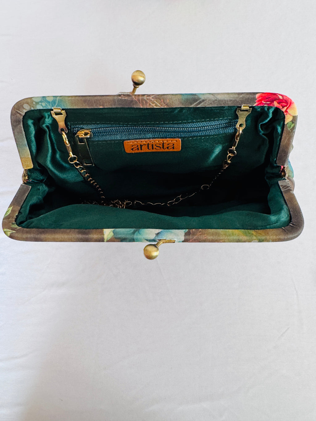 Mossy Meadow Vintage Clutch