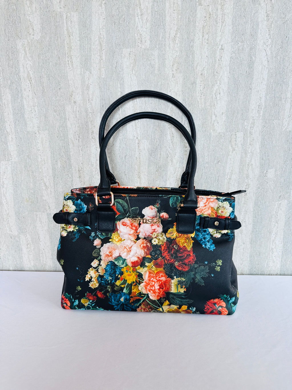 Onyx Floral Tote