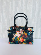 Onyx Floral Tote