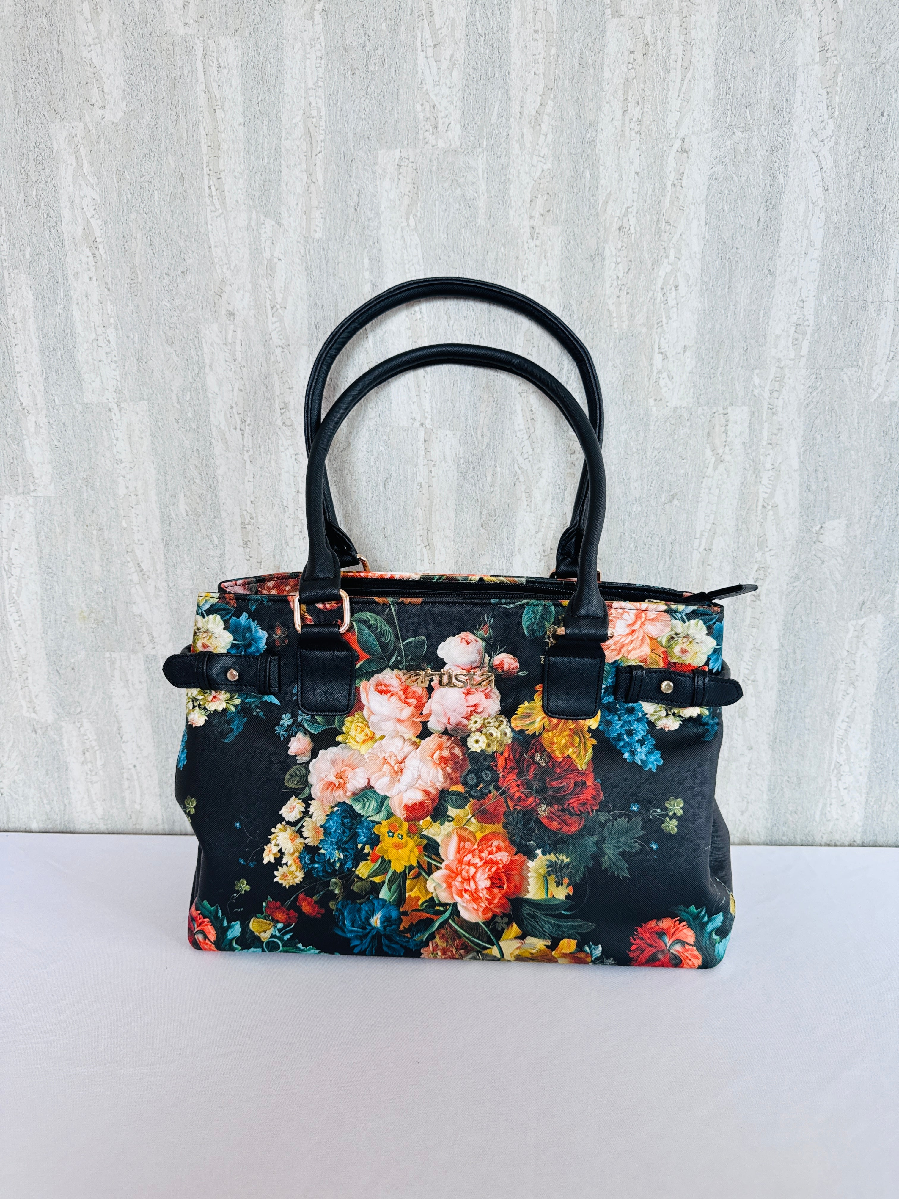 Onyx Floral Tote