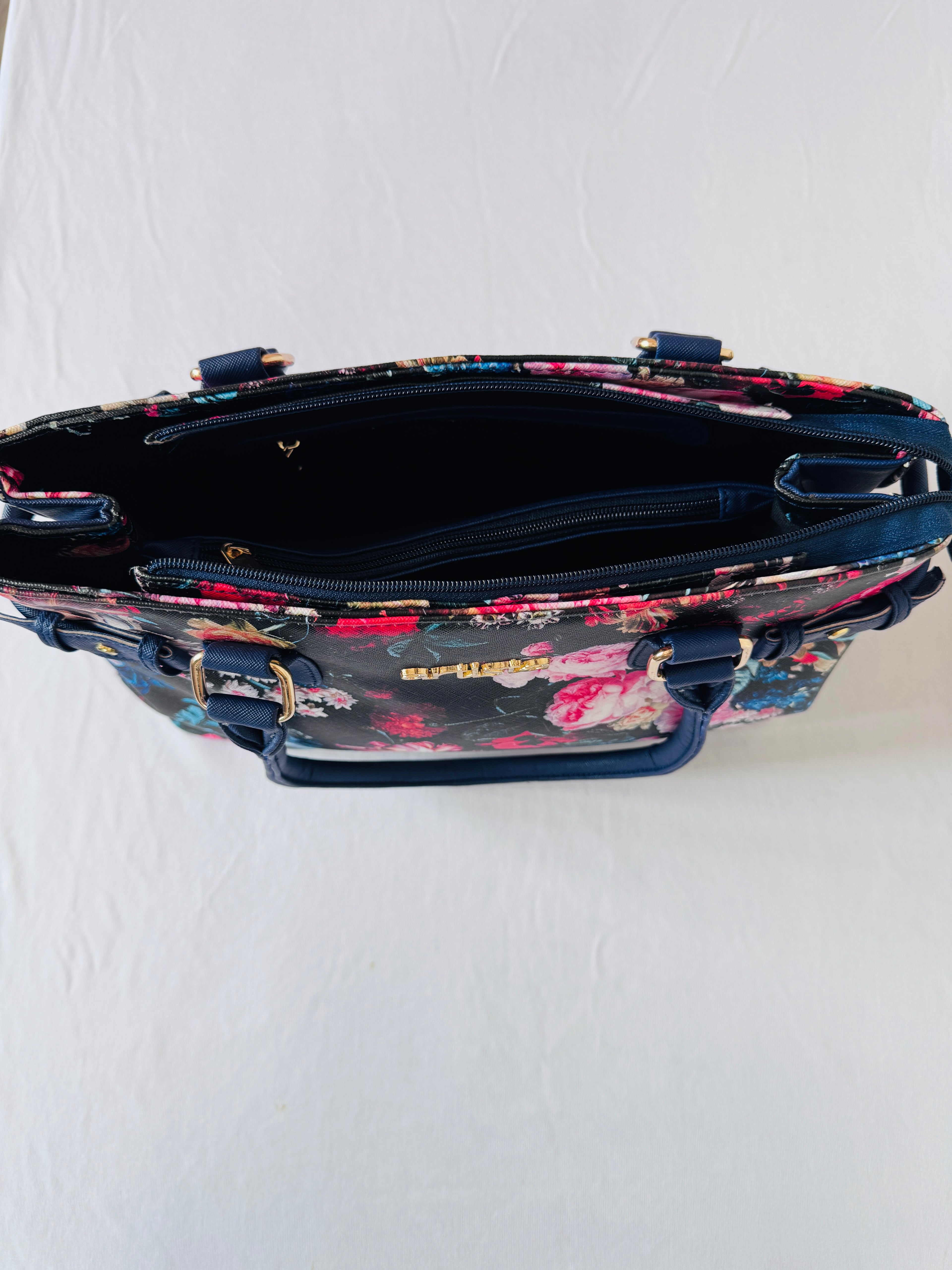 Sapphire Floral Tote