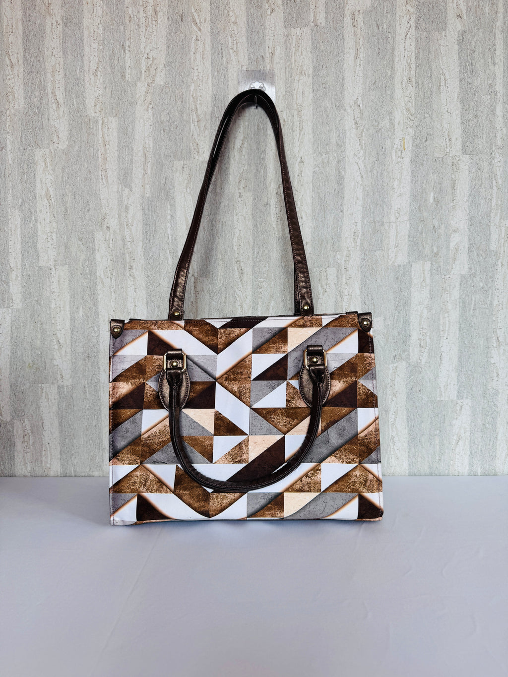 Geometric Abstract Book Tote