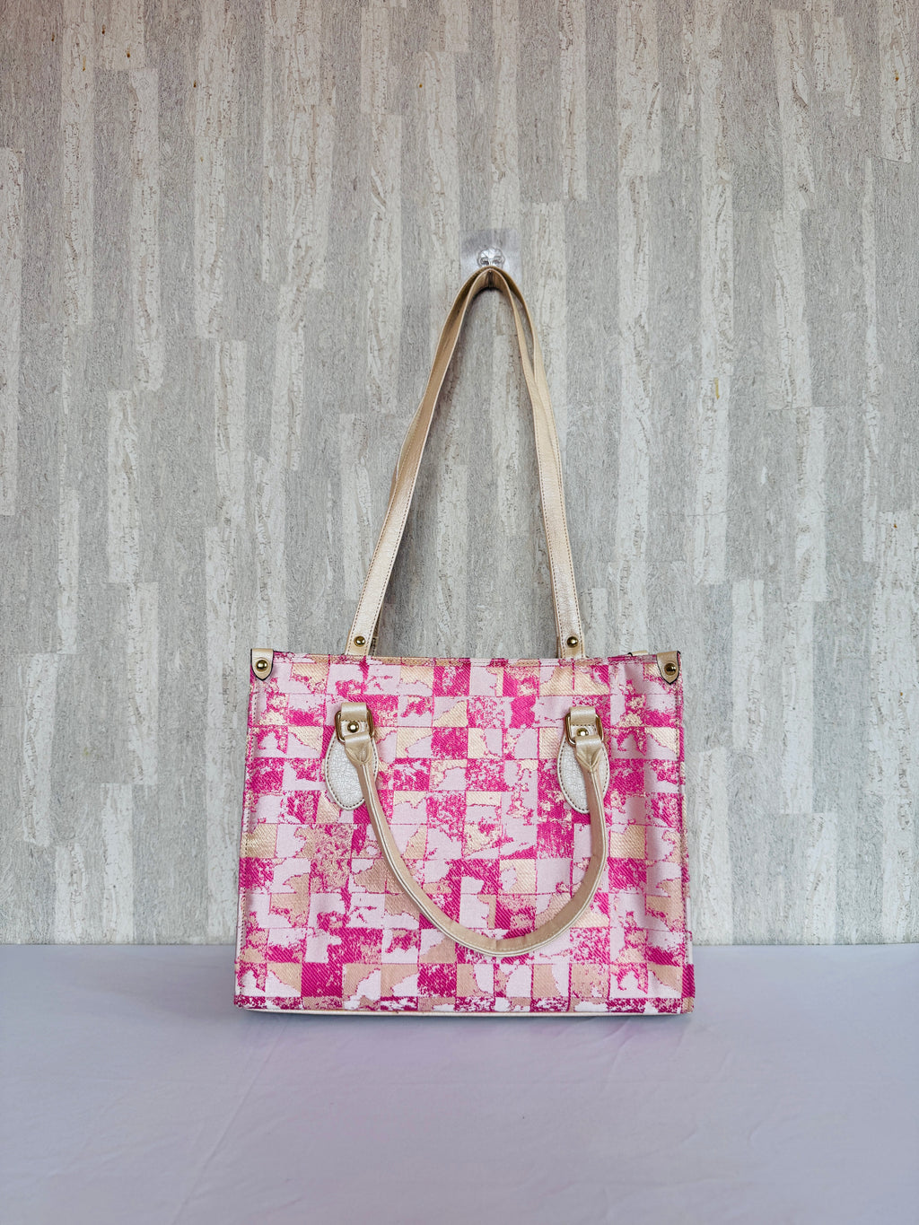 Patches of Pink Book Tote