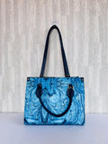Blue Ripples book tote