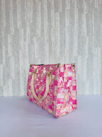 Patches of Pink Book Tote