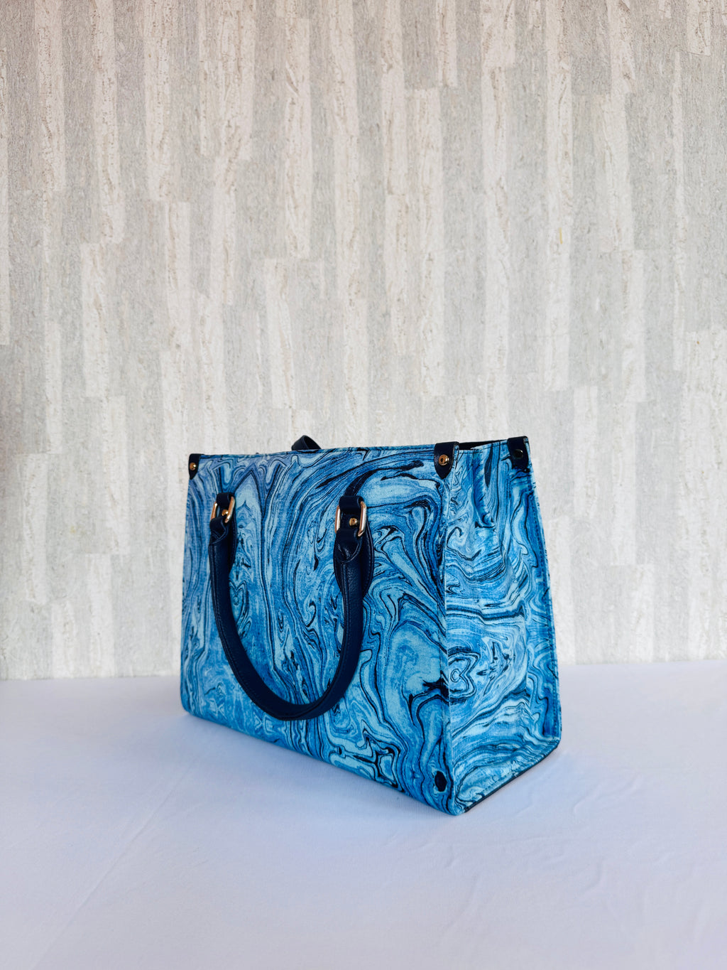Blue Ripples book tote