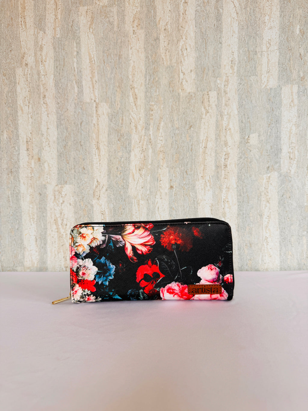 Chestnut Floral Wallet