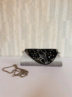 Hand Painted Birdie Clutch