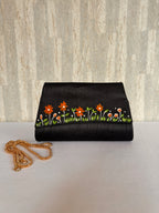 Marigold flowers Flap Clutch