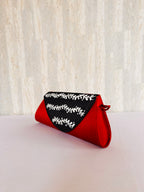 The Crimson Vine Flap clutch