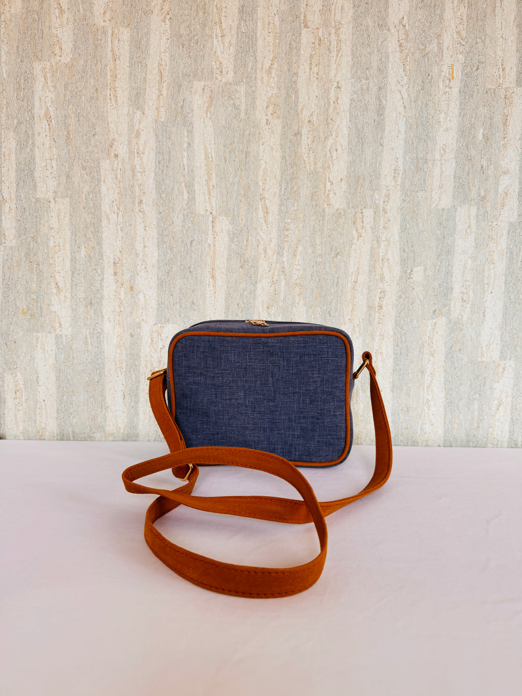 Boxy Thread and Bloom Denim Bag