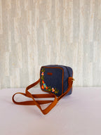 Boxy Thread and Bloom Denim Bag