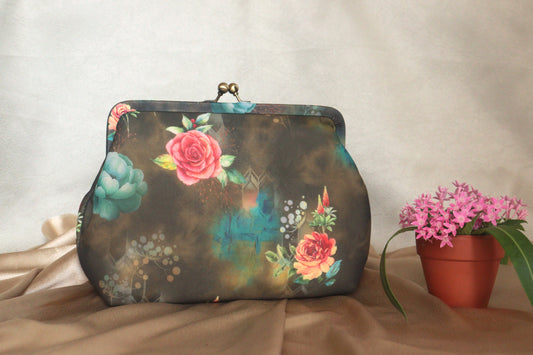 Mossy Meadow Vintage Clutch