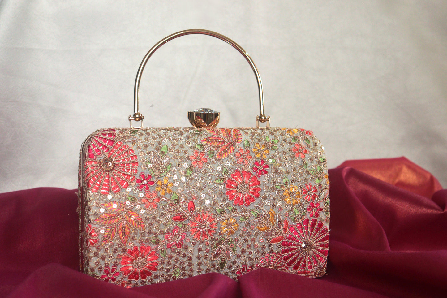 Princess Tinsel Box Clutch