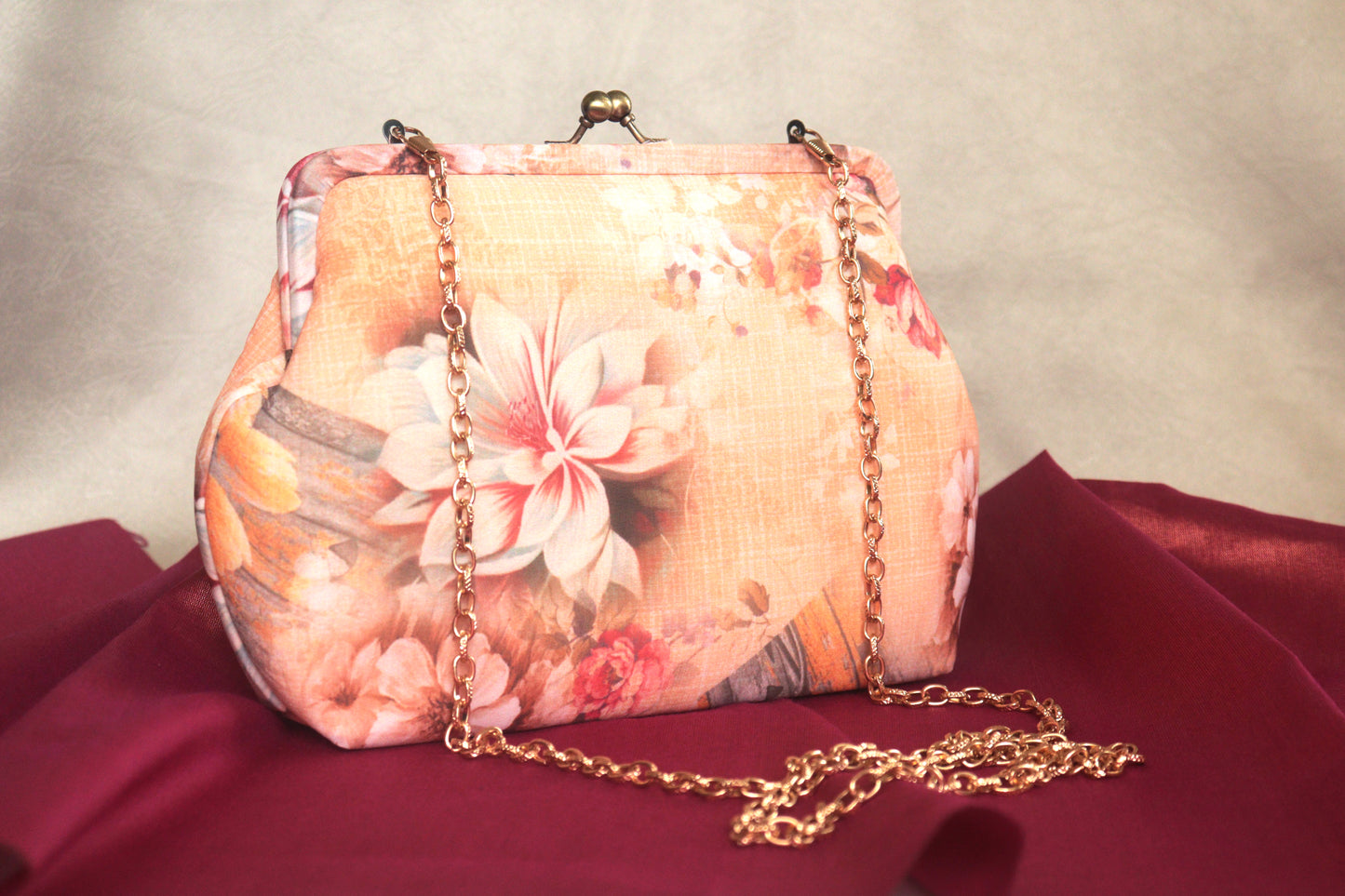 Floral Aura Vintage Purse