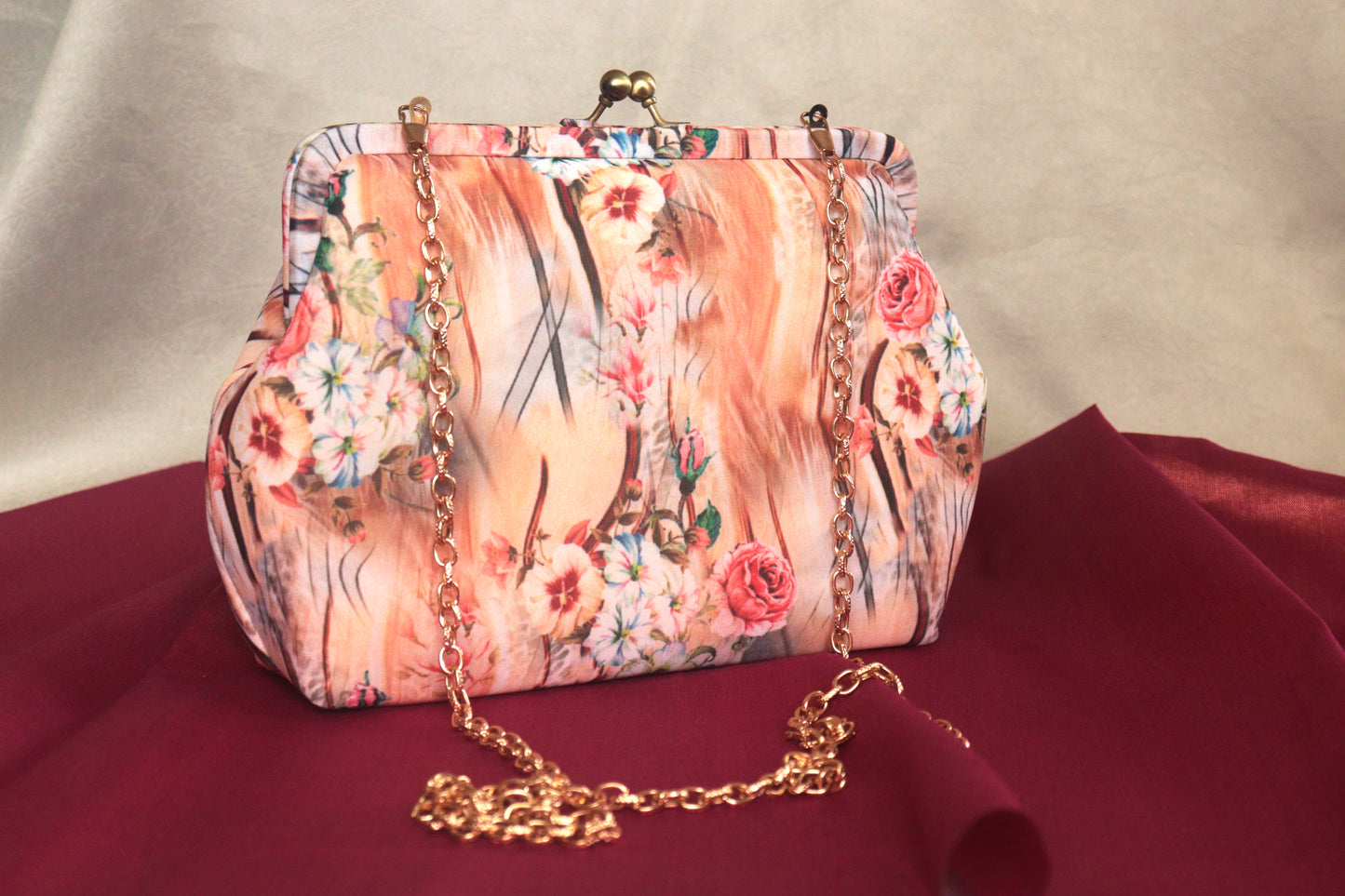 Roses n Vines Vintage Purse