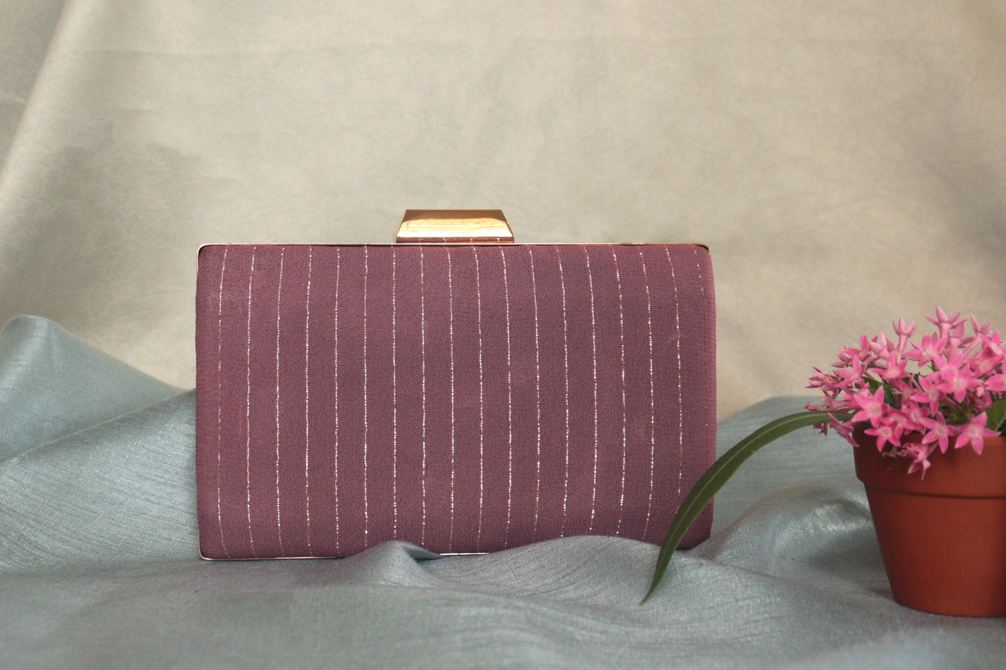 Mystically Mauve Box Clutch