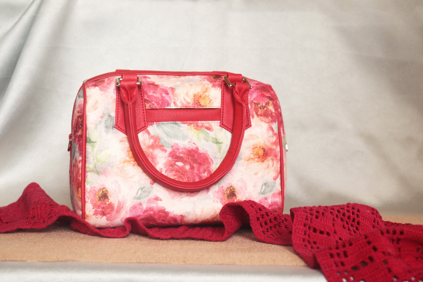 Red Carnations Mini Duffle