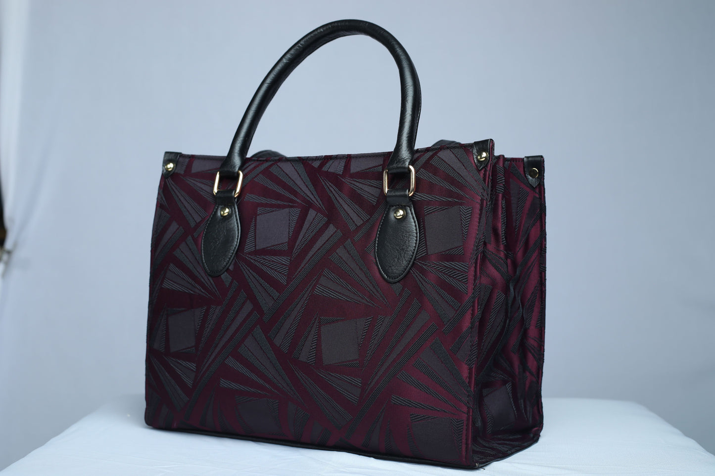 Abstract Wine Book Tote